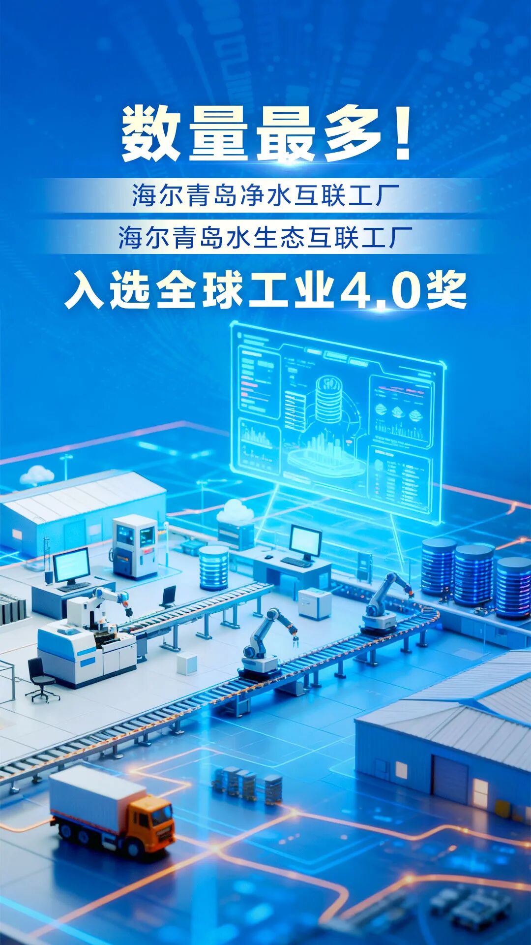 數(shù)量最多！海爾再添兩家工廠入選全球工業(yè)4.0獎 市場調(diào)查揭示智能制造的勝利密碼